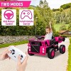 12V Ride On Dump Truck, Ride On Car Toy for Kids with Remote Control,Electric Dump Bed,Shovel, Music Player for Kids 3+ - 4 of 4