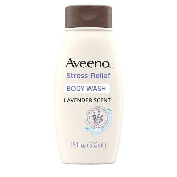 Aveeno Stress Relief Body Wash - Lavender - 18 fl oz