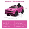 Electric Ride-On Car for Kids,12V 4.5AH, Dual Drive, Speed 1.2-2.2 Mph, Bluetooth Connectivity, LED, Ages 3+ - 2 of 4