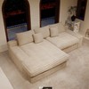 GDFStudio Marvello 118" Modular Corduroy Upholstered Compressed Sectional Sofa - 4 of 4
