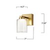 Artcraft Lighting Saville 1 - Light Vanity in  Brass - 2 of 4