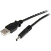 StarTech.com 2m USB to Type H Barrel Cable - USB to 3.4mm 5V DC Power Cable - 2 of 2