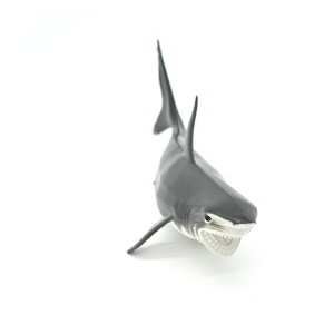 Collectible Wildlife Gifts | Great White Shark, Hand Painted, Rubber Fish, Realistic Toy Figure, Model,   Educational, Gift,     9"      F100 B496 - 1 of 4