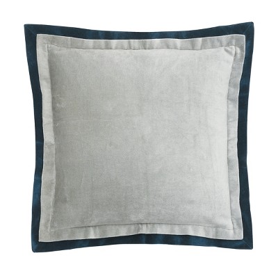 EY Essentials Sancia Silver Moss Velvet Pillow