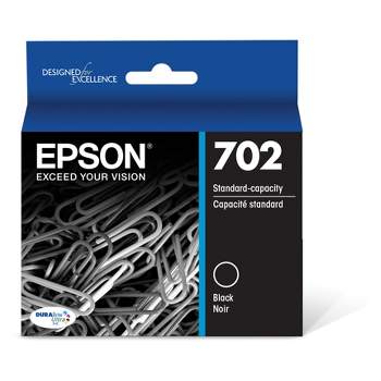 Epson 702 Single & 3pk Ink Cartridges - Black,