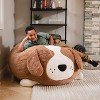 Big Joe Wild Things Foam Filled Animal Bean Bag Chair with Removable Cover, Soft Faux Fur, Kids and Teens - 2 of 4