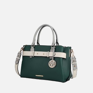 MKF Collection Jamie Vegan Leather Women's Satchel Bag by Mia K - 1 of 4
