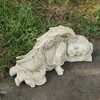 Northlight 9.75" Sleeping Cherub Angel Outdoor Patio Garden Statue - Gray - 2 of 4