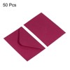Unique Bargains Blank Paper Mini Vintage DIY Greeting Card Envelope 50 Pcs - 3 of 4