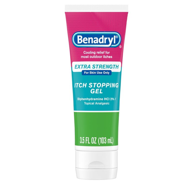Benadryl Extra Strength Itch Stopping Gel - 3.5 fl oz, 1 of 9