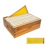 10-Frame Medium Super Bee Box, Wax Coated Bee Hives with Beehives Frames and Wax Foundations, Langstroth Honey Super for Beekeeping Supplement - 2 of 4