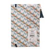 College Ruled Printed Journal Blue/White - Threshold™: Hard Cover, 240 Pages, Elastic Closure, Pocket, 5.75x8.5" - 3 of 3