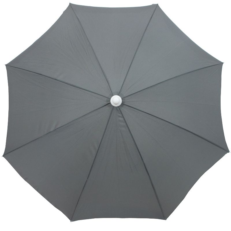Sunnydaze Outdoor Travel Portable Beach Umbrella with Tilt Function and Push Open/Close Button - 5', 5 of 16
