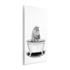 Stupell Industries Hippo In A Tub Funny Wall Plaque Art, 13" x 19" - 2 of 4