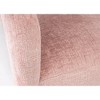 Jofran,Gwen Modern Luxury Jacquard Fabric Upholstered Sculpture Armchair- Pink Color - 3 of 4