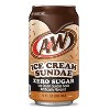 A&W Ice Cream Sundae Zero Sugar Soda - 12pk/12 fl oz Cans - 3 of 4