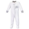 Hudson Baby Baby Fleece Zipper Sleep and Play 2-Pack, Elephants - 2 of 3