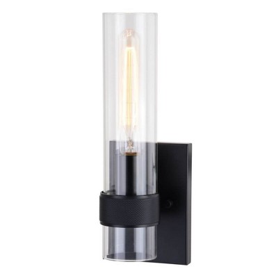 Vaxcel Bari 1 - Light Sconce in  Matte Black