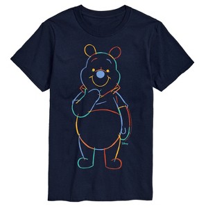 Men's - Winnie The Pooh - Colorful Sketch Short Sleeve Graphic T-Shirt - 1 of 4