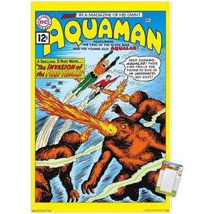 Trends International DC Comics - Aquaman - The Invasion of the Fire-Trolls Unframed Wall Poster Prints - 1 of 4