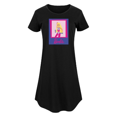 Women's - Barbie - Fitness Barbie Graphic T-shirt Dress