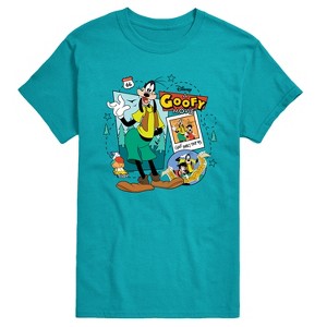 Men's - A Goofy Movie - Family Trip Collage Short Sleeve Graphic T-Shirt - 1 of 3
