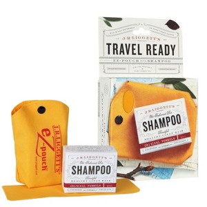 J.R.LIGGETT’S Original Shampoo Bar 0.65oz with Travel Pouch – Sulfate-Free, Nourishes Hair & Scalp, All-Natural Formula - 1 of 4