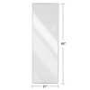 Runesay Clear Full Length Mirror Wall-Mounted Mirror Big Size Rounded Corners - 3 of 4