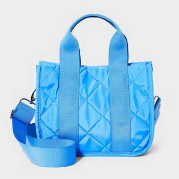 Girls' Mini Tote Crossbody Bag - art class™ Blue