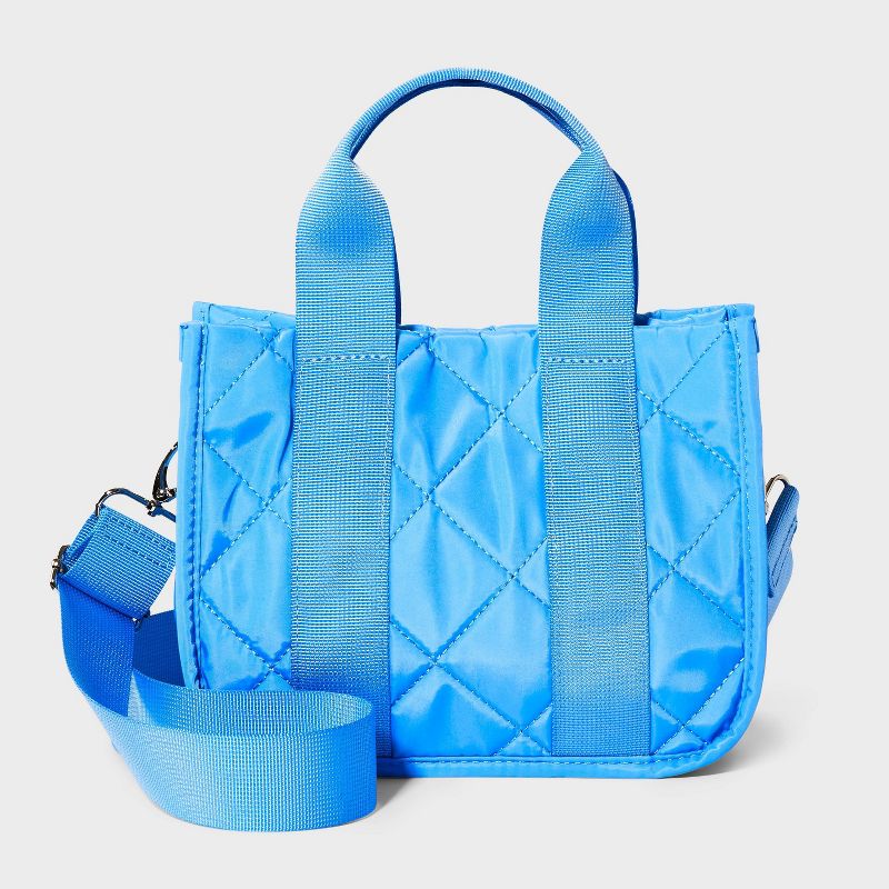 Girls&#39; Mini Tote Crossbody Bag - art class&#8482; Blue, 1 of 5
