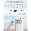 ZAFRO 8,000 BTU Portable Air Conditioners, Air Conditioners for Room up to 350 Sq.ft, Portable for Home/Office/Dorms, White - 2 of 4