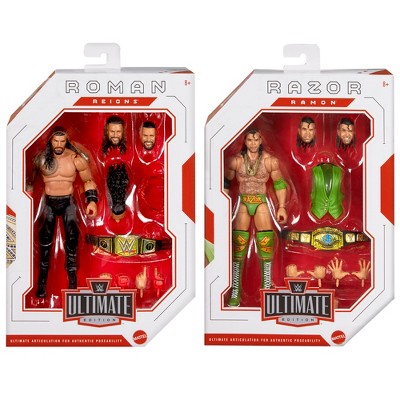 WWE Best of Ultimate Edition 6 Complete Set of 2 Roman & Razor Action Figures