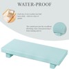 BRINJOY Wooden Countertop Riser - Waterproof Display Stand for Bathroom Kitchen Decor, Light Blue - 3 of 4
