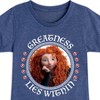 Girls' - Disney - Brave Merida Greatness Lies Within Fitted Short Sleeve Graphic T-Shirt - 2 of 4