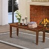 HomeStock Dining Bench with Wooden Seat - 2 of 4