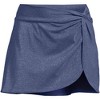 Lands' End Women's Chlorine Resistant Shine Twist Front Mini Swim Cover-up Skirt - 3 of 4