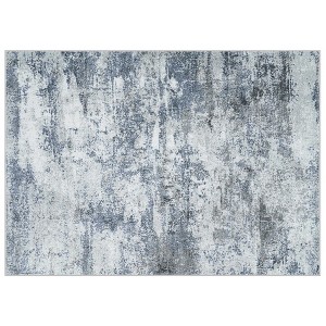 Itopfox Abstract Modern Area Rug for Living Room, Dining Room, Bedroom, Home Office - Washable, Non-Slip, Pet & Kid Friendly, Water Resistant - 1 of 4