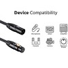 Monoprice XLR Male to XLR Female Cable [Microphone & Interconnect] - 35 Feet | Gold Plated, 16AWG - Stage Right Series - 4 of 4