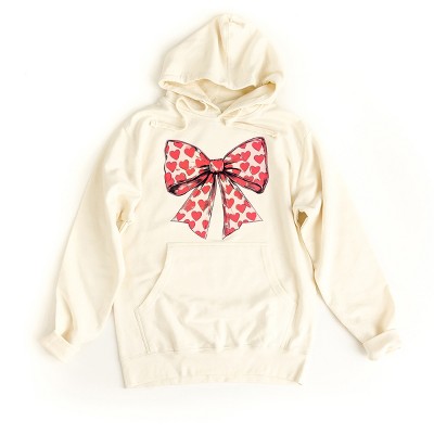 Simply Sage Market Women's Graphic Hoodie Coquette Hearts