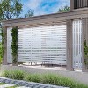 Wooakway 72"H 47"W Outdoor Metal Garden Trellis Privacy Screen Lattice Panel Indoor Room Divider - 3 of 4