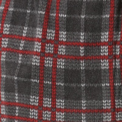 red, grey & black plaid