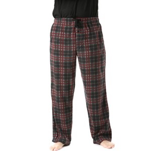 #followme Men's Microfleece Pajamas - Plaid Pajama Pants for Men - Lounge & Sleep PJ Bottoms - 1 of 3