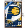 Trends International NBA Indiana Pacers - Maximalist Logo 23 Framed Wall Poster Prints - 3 of 4