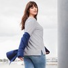 Lands' End Women's 3/4 Sleeve Slub Jersey Swing Tunic - 4 of 4