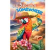 Briarwood Lane Summer House Flag 40x28 For Outdoor Sunset Parrot For Summer House Flag - 3 of 4