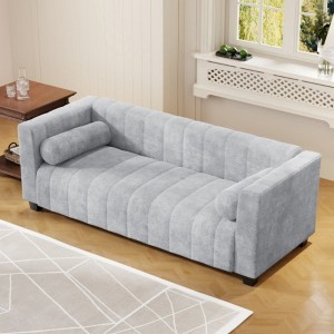 Upholstered Sofa for Living Room, Bedroom, Salon, Simplified Style - 1 of 4