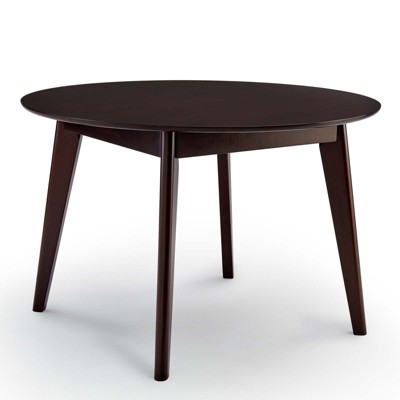 Modway Vision 45" Round Dining Table – Pedestal Base with White Lacquer Top