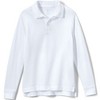 Lands' End School Uniform Kids Long Sleeve Mesh Polo Shirt - 2 of 4