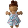 Doll Clothes Superstore Handmade Pink and Blue Butterfly Dress Fits Cabbage Patch Preemie and Newborn Dolls - 4 of 4