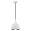 Livex Lighting Waldorf 1 - Light Chandelier in  White - 2 of 4